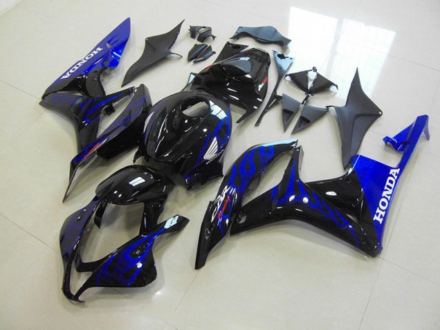 Honda CBR 600 RR 07-08 Motorrad Verkleidungen - Schwarze Blau Flamme Kaufen Honda CBR 600 RR 07-08 Motorrad Verkleidungen - Schwarze Blau Flamme Kaufen