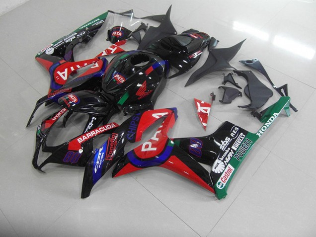 Honda CBR 600 RR 07-08 Motorrad Verkleidungen - Schwarz Rot Pata Kaufen Honda CBR 600 RR 07-08 Motorrad Verkleidungen - Schwarz Rot Pata Kaufen