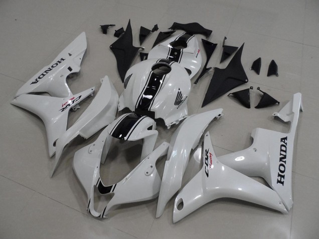 Honda CBR 600 RR 07-08 Motorrad Verkleidungen - Perl Weiß mit schwarzen Streifen Kaufen Honda CBR 600 RR 07-08 Motorrad Verkleidungen - Perl Weiß mit schwarzen Streifen Kaufen