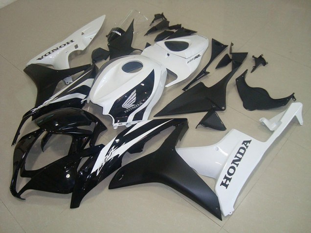 Honda CBR 600 RR 07-08 Motorrad Verkleidungen - Matt Schwarz Weiß Kaufen Honda CBR 600 RR 07-08 Motorrad Verkleidungen - Matt Schwarz Weiß Kaufen