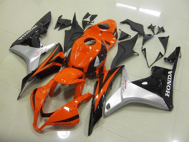 Honda CBR 600 RR 07-08 Motorrad Verkleidung - Orange Silber Schwarz Kaufen Honda CBR 600 RR 07-08 Motorrad Verkleidung - Orange Silber Schwarz Kaufen