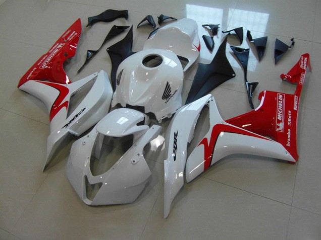 Honda CBR 600 RR 07-08 Motorrad Verkleidungen - Weiß Rot Rennen Version Kaufen Honda CBR 600 RR 07-08 Motorrad Verkleidungen - Weiß Rot Rennen Version Kaufen