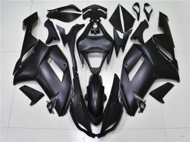 Kawasaki ZX6R 07-08 Motorrad Verkleidungen - Matt Schwarz Kaufen