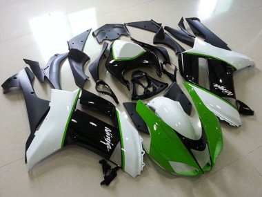 Kawasaki ZX6R 07-08 Motorrad Verkleidungen - Grün Schwarz Weiß Kaufen