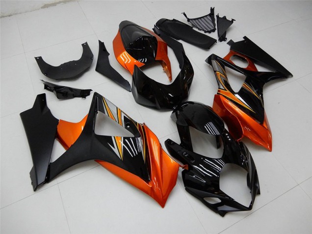 Suzuki GSXR 1000 K7 07-08 Motorrad Verkleidungen - Orange Schwarz Kaufen Suzuki GSXR 1000 K7 07-08 Motorrad Verkleidungen - Orange Schwarz Kaufen