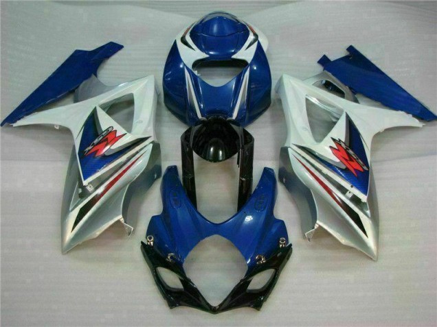 Suzuki GSXR 1000 K7 07-08 Motorrad VollVerkleidungen & Plastik - Blau Weiß Kaufen Suzuki GSXR 1000 K7 07-08 Motorrad VollVerkleidungen & Plastik - Blau Weiß Kaufen