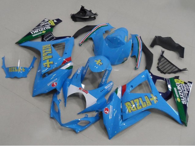 Suzuki GSXR 1000 K7 07-08 Motorrad Verkleidungen - Hell blau Rizla Kaufen Suzuki GSXR 1000 K7 07-08 Motorrad Verkleidungen - Hell blau Rizla Kaufen