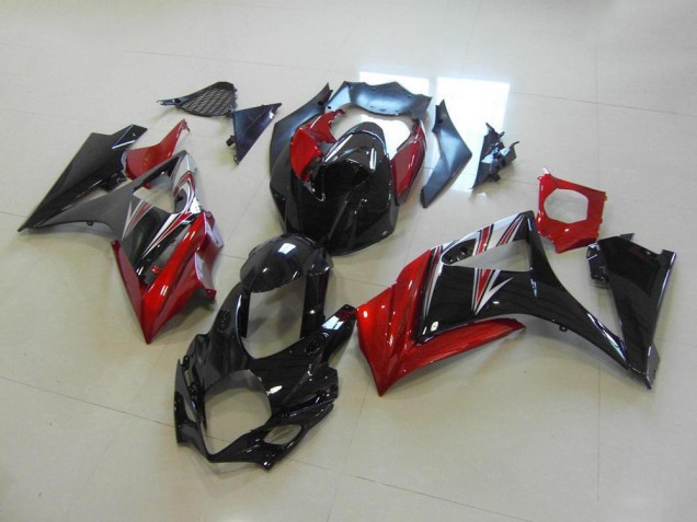 Suzuki GSXR 1000 K7 07-08 Motorrad Verkleidungen - Rot Schwarz Kein Aufkleber Kaufen