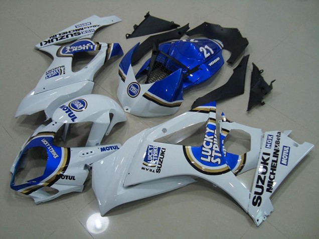 Suzuki GSXR 1000 K7 07-08 Motorrad Verkleidungen - Blau Lucky Strike Kaufen Suzuki GSXR 1000 K7 07-08 Motorrad Verkleidungen - Blau Lucky Strike Kaufen