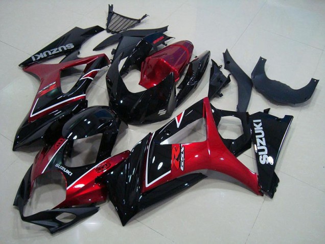 Suzuki GSXR 1000 K7 07-08 Motorrad Verkleidungen - Rot Schwarz Kaufen Suzuki GSXR 1000 K7 07-08 Motorrad Verkleidungen - Rot Schwarz Kaufen
