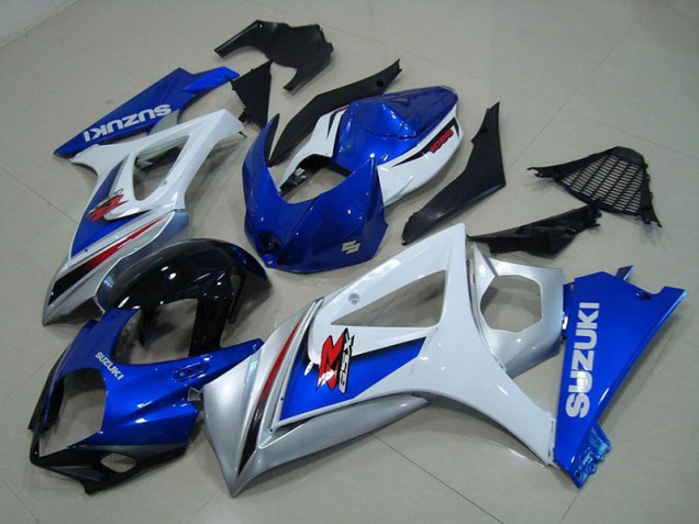 Suzuki GSXR 1000 K7 07-08 Motorrad Verkleidungen - Weiß Blau Kaufen Suzuki GSXR 1000 K7 07-08 Motorrad Verkleidungen - Weiß Blau Kaufen
