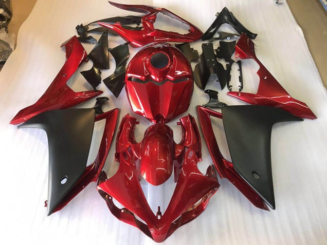 Yamaha R1 07-08 Motorrad Verkleidung - Matt Schwarz Rot Kaufen Yamaha R1 07-08 Motorrad Verkleidung - Matt Schwarz Rot Kaufen