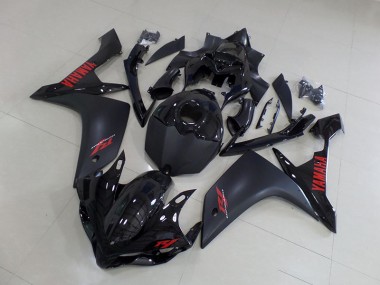 Yamaha R1 07-08 Motorrad Verkleidungen - Matt Schwarz Rot Kaufen