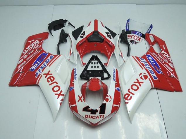 Ducati 848 1098 1198 07-14 Motorrad Verkleidungen - Perl Weiß Neu Xerox Kaufen Ducati 848 1098 1198 07-14 Motorrad Verkleidungen - Perl Weiß Neu Xerox Kaufen