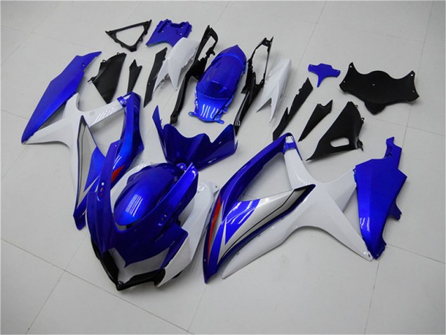 Suzuki GSXR 600 / 750 K8 08-10 Motorrad Verkleidungen Komplett Sets - Blau Weiß Kaufen Suzuki GSXR 600 / 750 K8 08-10 Motorrad Verkleidungen Komplett Sets - Blau Weiß Kaufen