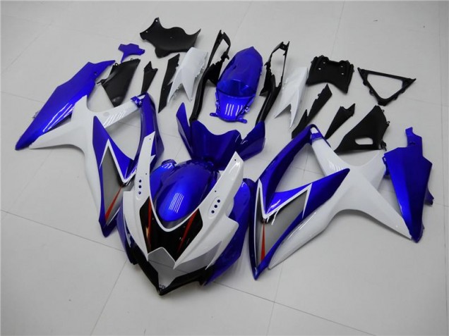 Suzuki GSXR 600 / 750 K8 08-10 Motorrad Verkleidungen - Weiß Blau Kaufen Suzuki GSXR 600 / 750 K8 08-10 Motorrad Verkleidungen - Weiß Blau Kaufen