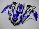 Suzuki GSXR 600 / 750 K8 08-10 Motorrad Verkleidungen - Weiß Blau Kaufen Suzuki GSXR 600 / 750 K8 08-10 Motorrad Verkleidungen - Weiß Blau Kaufen