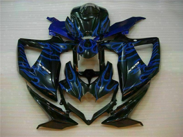 Suzuki GSXR 600 / 750 K8 08-10 Motorrad Verkleidungen - Blau Schwarz Kaufen Suzuki GSXR 600 / 750 K8 08-10 Motorrad Verkleidungen - Blau Schwarz Kaufen