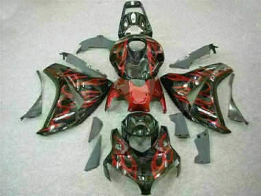 Honda CBR 1000 RR 08-11 Motorrad Verkleidung - Rot Flamme Kaufen