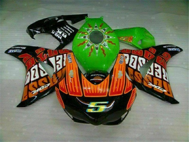 Honda CBR 1000 RR 08-11 Motorrad Verkleidungen - Grün Orange Kaufen Honda CBR 1000 RR 08-11 Motorrad Verkleidungen - Grün Orange Kaufen