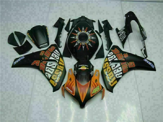Honda CBR 1000 RR 08-11 Motorrad Verkleidungen - Orange Schwarz Kaufen Honda CBR 1000 RR 08-11 Motorrad Verkleidungen - Orange Schwarz Kaufen
