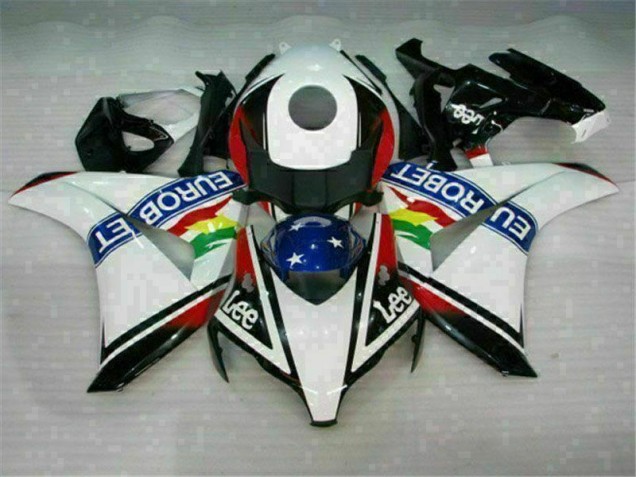 Honda CBR 1000 RR 08-11 Motorrad Verkleidungen - Weiß Blau Rot Eurobet Lee Kaufen Honda CBR 1000 RR 08-11 Motorrad Verkleidungen - Weiß Blau Rot Eurobet Lee Kaufen