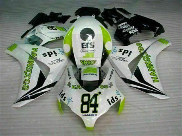 Honda CBR 1000 RR 08-11 Motorrad Verkleidungen - Weiß Grün Hannspree 84 Kaufen Honda CBR 1000 RR 08-11 Motorrad Verkleidungen - Weiß Grün Hannspree 84 Kaufen