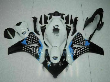 Honda CBR 1000 RR 08-11 Motorrad Verkleidung - Weiß Schwarz Kaufen