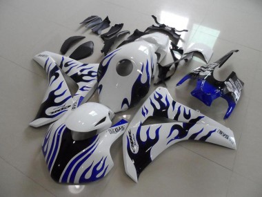 Honda CBR 1000 RR 08-11 Motorrad Verkleidungen - Blau schwarze Flamme Rennen Kaufen