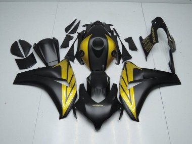 Honda CBR 1000 RR 08-11 Motorrad Verkleidungen - Matt Schwarz und Gold Kaufen