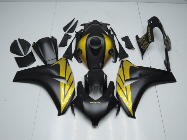 Honda CBR 1000 RR 08-11 Motorrad Verkleidungen - Matt Schwarz und Gold Kaufen Honda CBR 1000 RR 08-11 Motorrad Verkleidungen - Matt Schwarz und Gold Kaufen