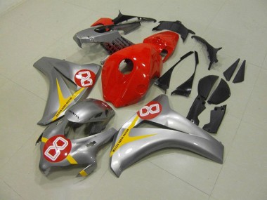 Honda CBR 1000 RR 08-11 Motorrad Verkleidungen - Silber Rot 8 Kaufen