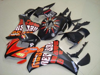 Honda CBR 1000 RR 08-11 Motorrad Verkleidungen - Rossi Matt Schwarz Kaufen