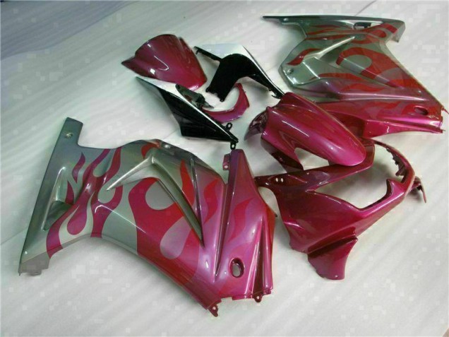 Kawasaki EX250 08-12 Motorrad Verkleidungen - Lila Rot Kaufen Kawasaki EX250 08-12 Motorrad Verkleidungen - Lila Rot Kaufen