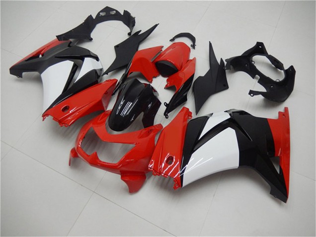 Kawasaki EX250 08-12 Motorrad Verkleidungen - Rot Schwarz Weiß Kaufen Kawasaki EX250 08-12 Motorrad Verkleidungen - Rot Schwarz Weiß Kaufen
