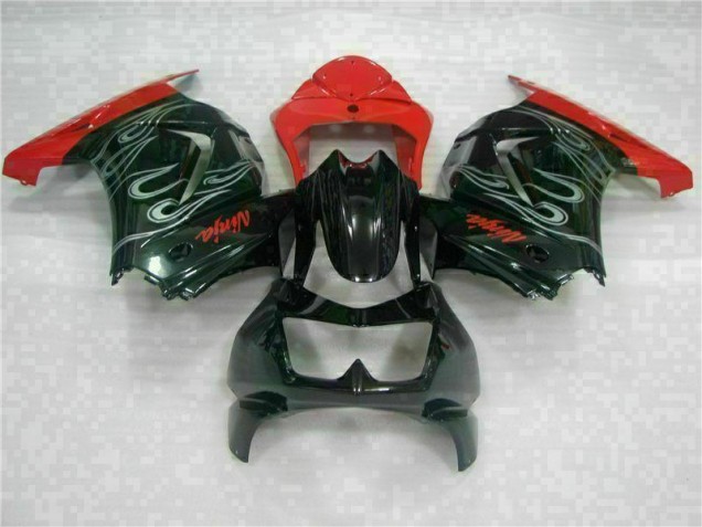 Kawasaki EX250 08-12 Motorrad Verkleidungen - Schwarzer Roter Ninja Kaufen Kawasaki EX250 08-12 Motorrad Verkleidungen - Schwarzer Roter Ninja Kaufen