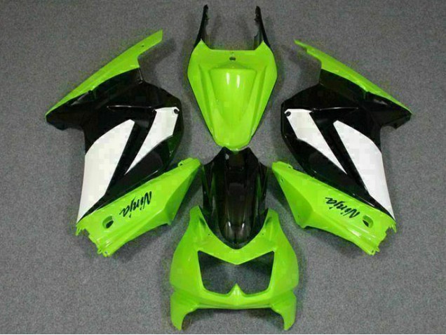 Kawasaki EX250 08-12 Motorrad Verkleidungen - Grün Schwarzer Ninja Kaufen