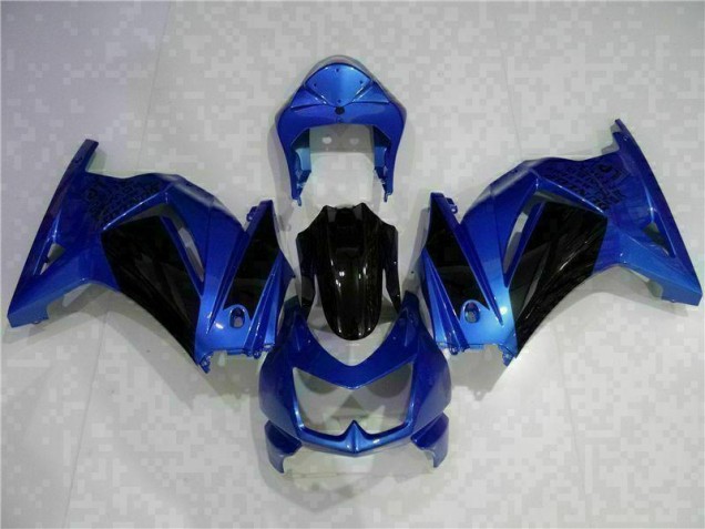Kawasaki EX250 08-12 Motorrad Verkleidungen - Blau Schwarz Kaufen Kawasaki EX250 08-12 Motorrad Verkleidungen - Blau Schwarz Kaufen