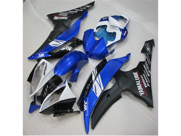 Yamaha R6 08-16 Motorrad Verkleidungen - Weiß Blau Schwarz Kaufen
