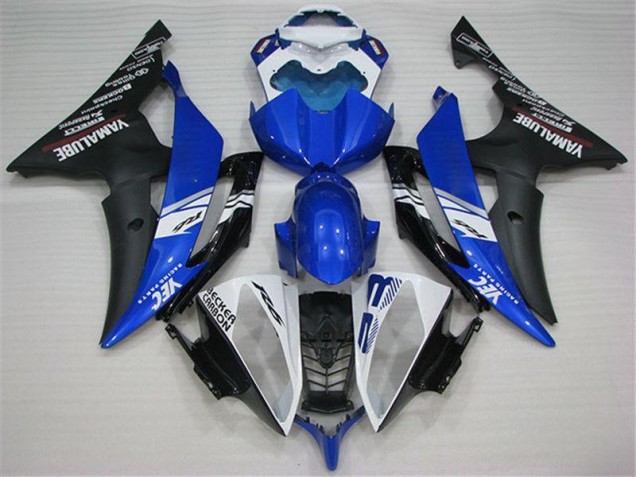 Yamaha R6 08-16 Motorrad Verkleidungen - Weiß Blau Schwarz Kaufen
