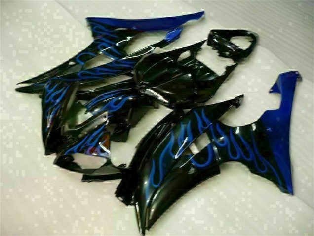 Yamaha R6 08-16 Motorrad Verkleidungen - Blau Flamme Schwarz Kaufen Yamaha R6 08-16 Motorrad Verkleidungen - Blau Flamme Schwarz Kaufen