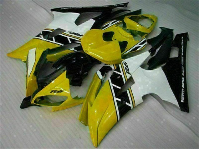 Yamaha R6 08-16 Motorrad Verkleidungen - Gelb Weiß Kaufen Yamaha R6 08-16 Motorrad Verkleidungen - Gelb Weiß Kaufen