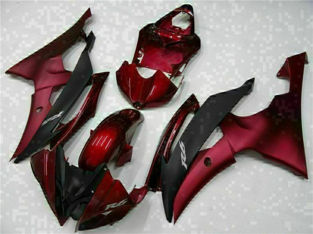Yamaha R6 08-16 Motorrad Vollverkleidung - Rot Schwarz Kaufen Yamaha R6 08-16 Motorrad Vollverkleidung - Rot Schwarz Kaufen