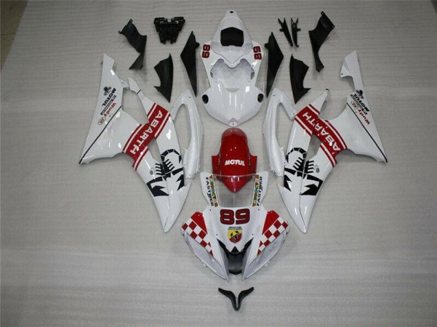Yamaha R6 08-16 Motorrad Verkleidungen Komplett Sets - Weiß Kaufen