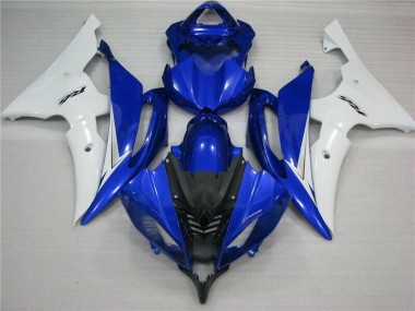 Yamaha R6 08-16 Motorrad Verkleidungen - Blau Weiß Schwarz Kaufen