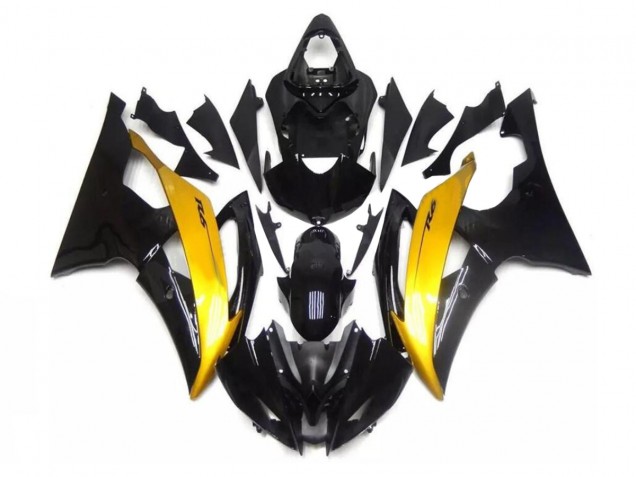 Yamaha R6 08-16 Motorrad Verkleidungen - Schwarz Gold Kaufen Yamaha R6 08-16 Motorrad Verkleidungen - Schwarz Gold Kaufen