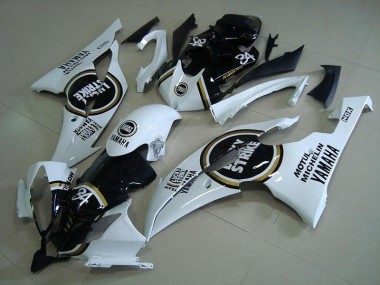 Yamaha R6 08-16 Motorrad Verkleidungen - Schwarzer Lucky Strike Kaufen