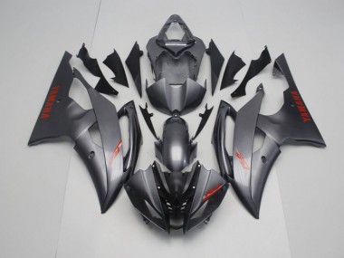 Yamaha R6 08-16 Motorrad Verkleidungen - Matt Schwarz Grau Kaufen