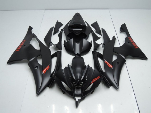 Yamaha R6 08-16 Motorrad Verkleidungen - Matt Schwarze und rote Aufkleber Kaufen Yamaha R6 08-16 Motorrad Verkleidungen - Matt Schwarze und rote Aufkleber Kaufen