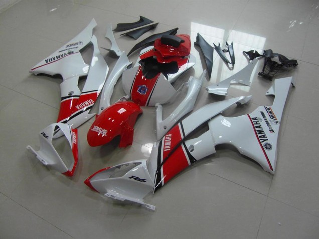 Yamaha R6 08-16 Motorrad Verkleidungen - Weiß Rot OEM Stil Kaufen Yamaha R6 08-16 Motorrad Verkleidungen - Weiß Rot OEM Stil Kaufen
